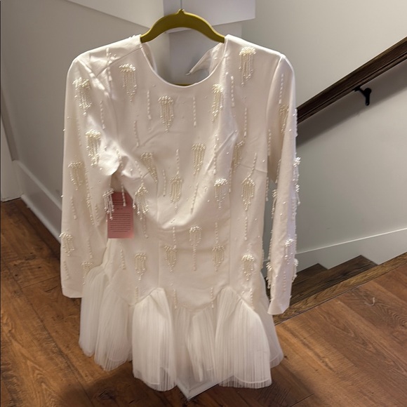 BHLDN | Dresses | Anthropology Bhldn Pearlembellished Longsleeve Dropwaist Mini Dress | Poshmark BHLDN | Dresses | Anthropology Bhldn Pearlembellished Longsleeve Dropwaist Mini Dress | Poshmark